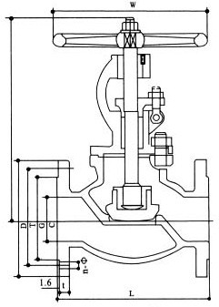 船用ANSI型美標(biāo)青銅截止閥(圖1) 船用ANSI型美標(biāo)青銅截止閥