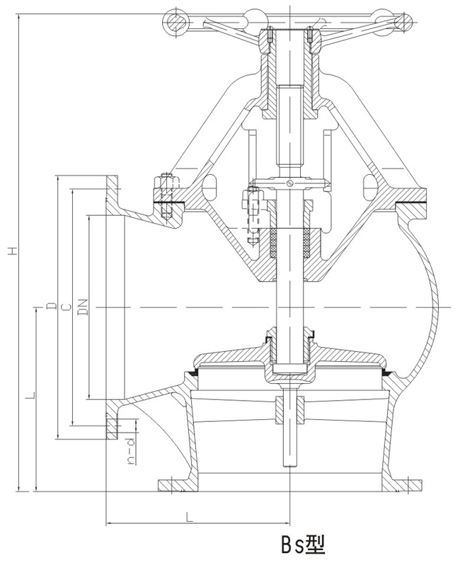 船用法蘭鑄鋼吸入通海閥GB/T2029-80(圖1) 船用法蘭鑄鋼吸入通海閥GB/T2029-80