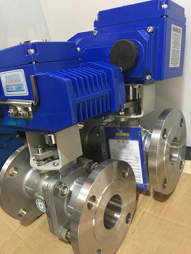 電動(dòng)調(diào)節(jié)球閥，防爆電動(dòng)調(diào)節(jié)球閥實(shí)物圖