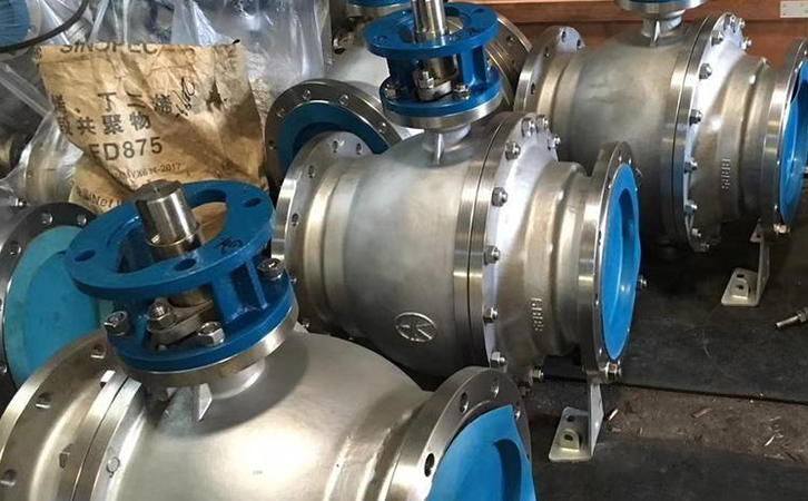 渦輪球閥,Q341F蝸輪傳動球閥實(shí)物圖